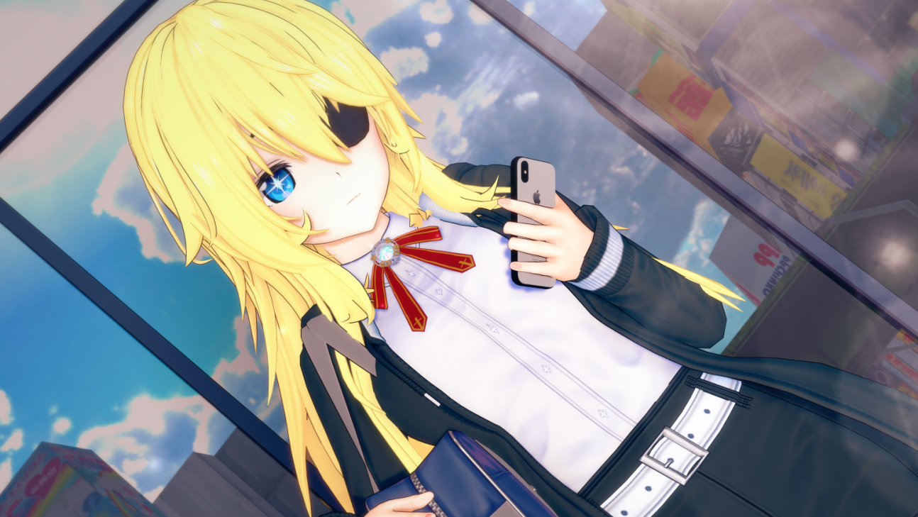《戀活Sunshine》金發可愛美少云幽月MOD