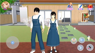 櫻花校園粉色少女
