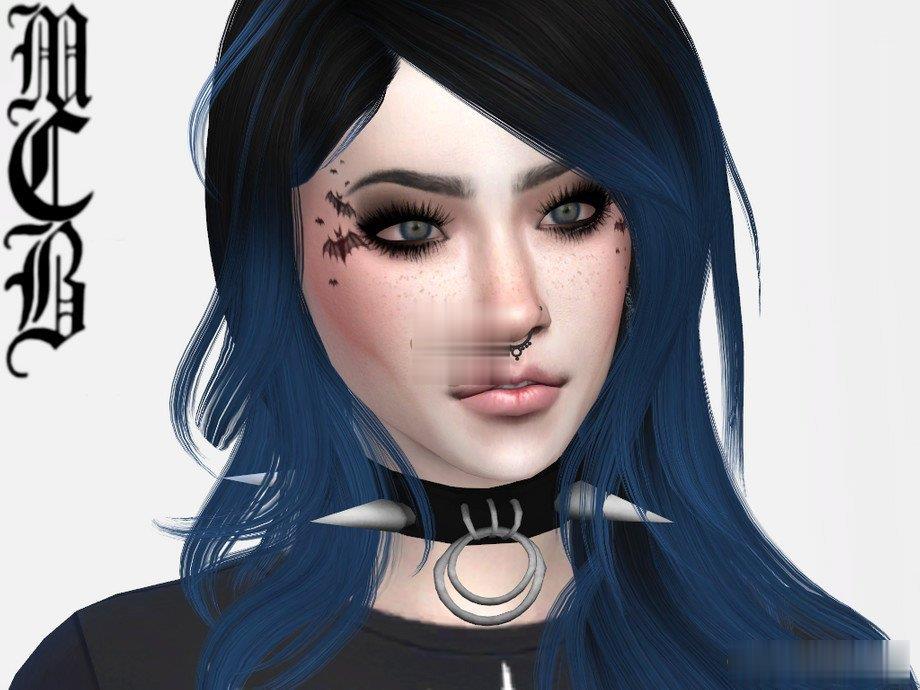 《模擬人生4》蝙蝠臉部紋身MOD