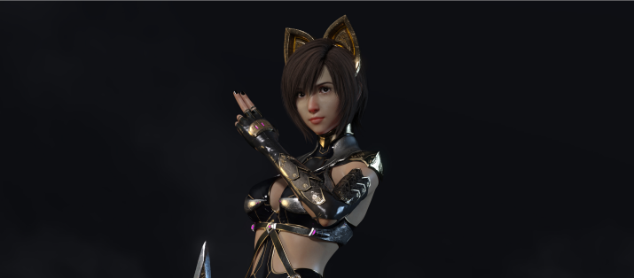 《最終幻想7：重制版》尤菲神秘影子刺客無面具MOD