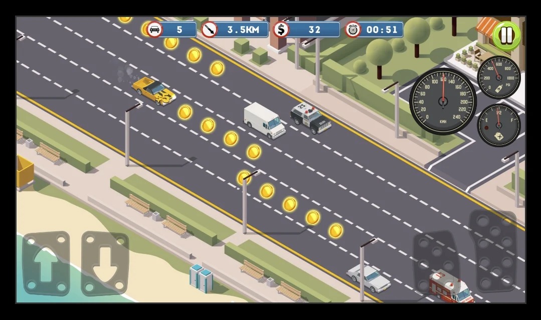 小黃汽車賽車