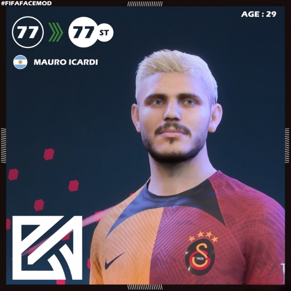 《FIFA 23》伊卡爾迪臉型補丁