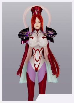《AI少女》紅色長發王者榮耀蘇妲己MOD