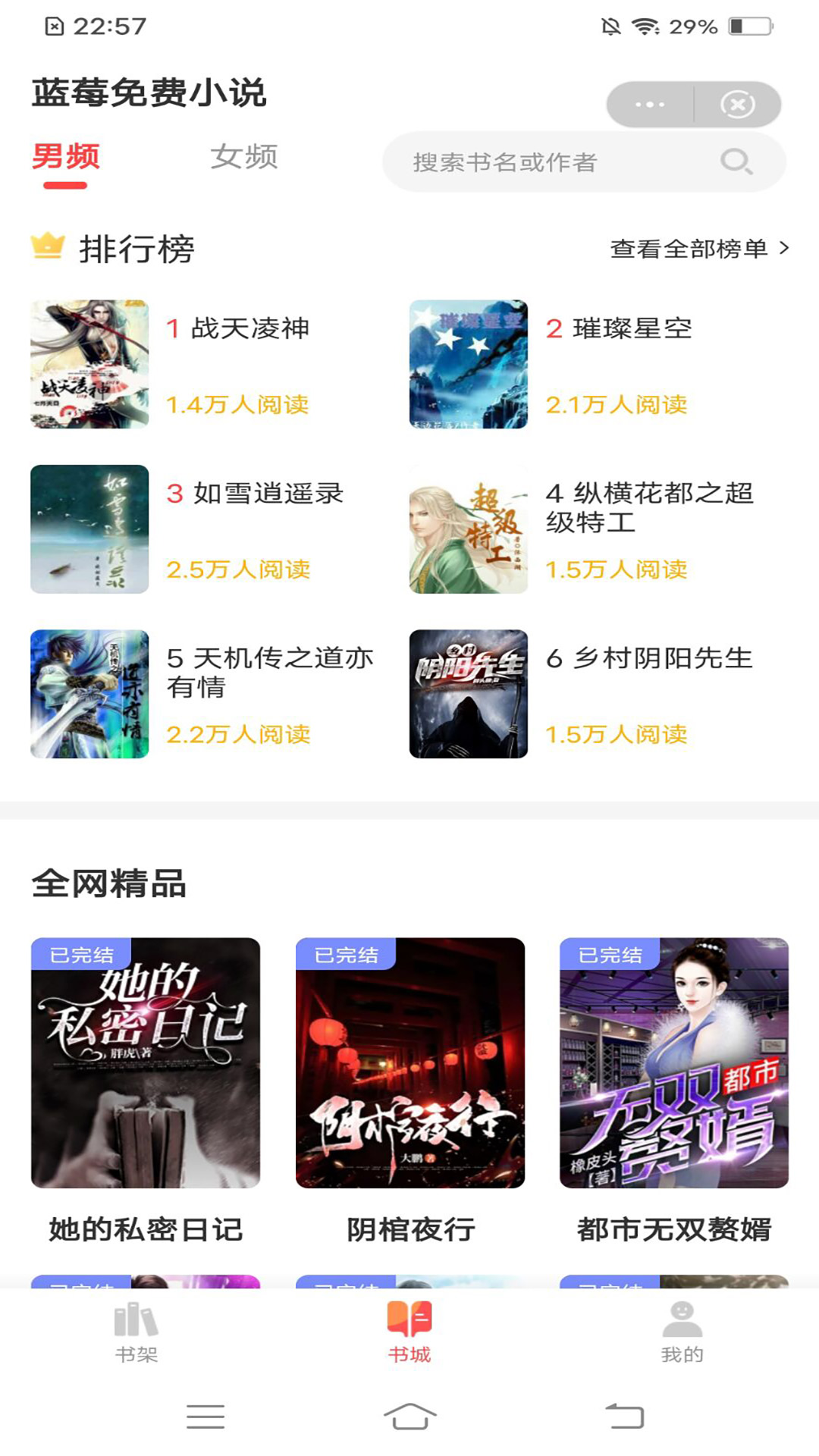 藍莓免費小說