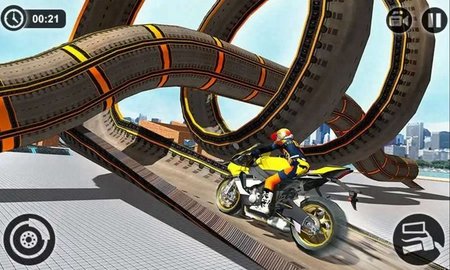 摩托車牛頓特技