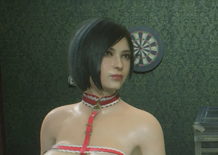 《生化危機2：重制版》克萊爾艾達圣誕節(jié)BDSM紅色服裝MOD