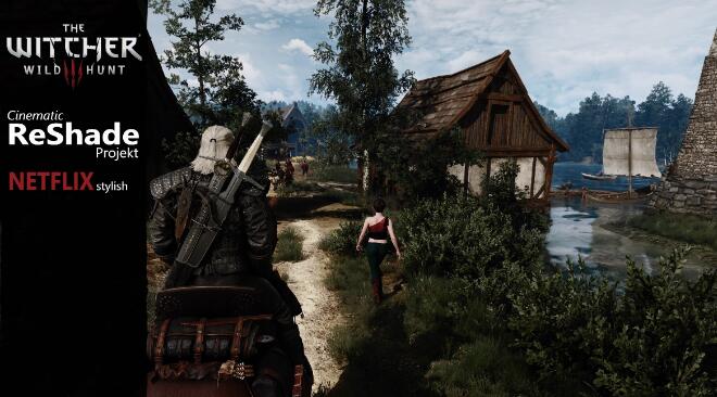 《巫師3次世代版》Reshade電影化網飛劇集風格畫面MOD