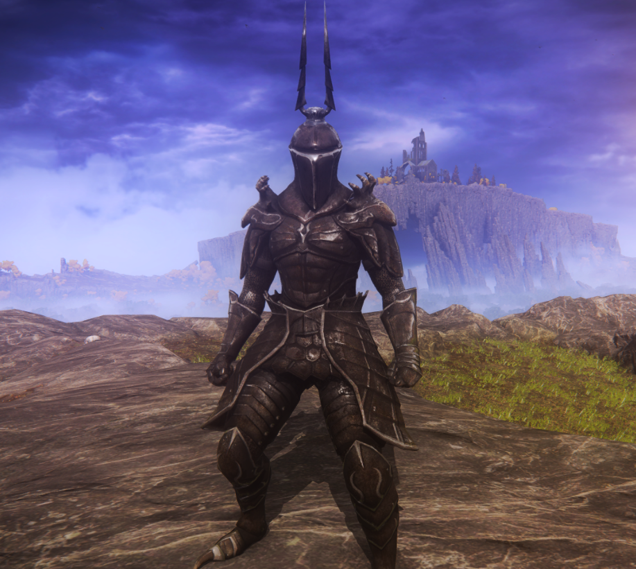 《艾爾登法環》惡魔之魂幽暗鎧甲取代戰鬼套裝v1.1MOD