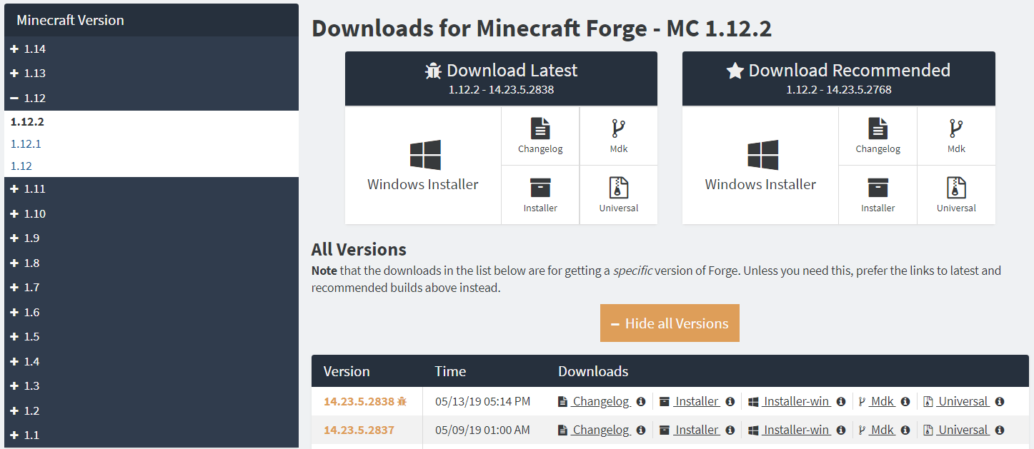 《我的世界》Forge自動安裝器