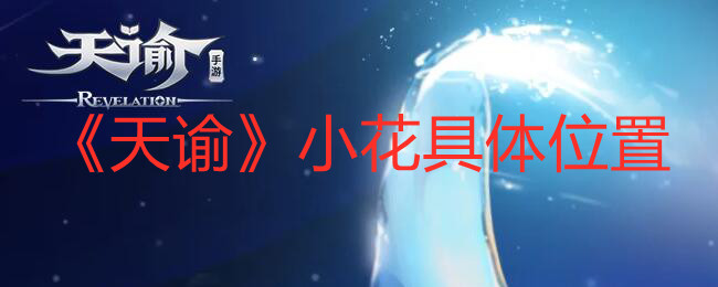 《天諭》小花具體位置