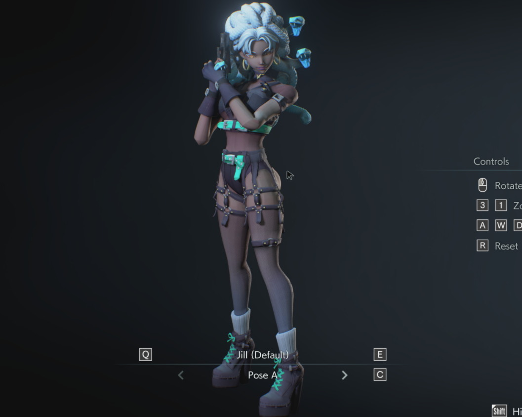 《生化危機3：重制版》吉爾化身神覺者美杜莎MOD