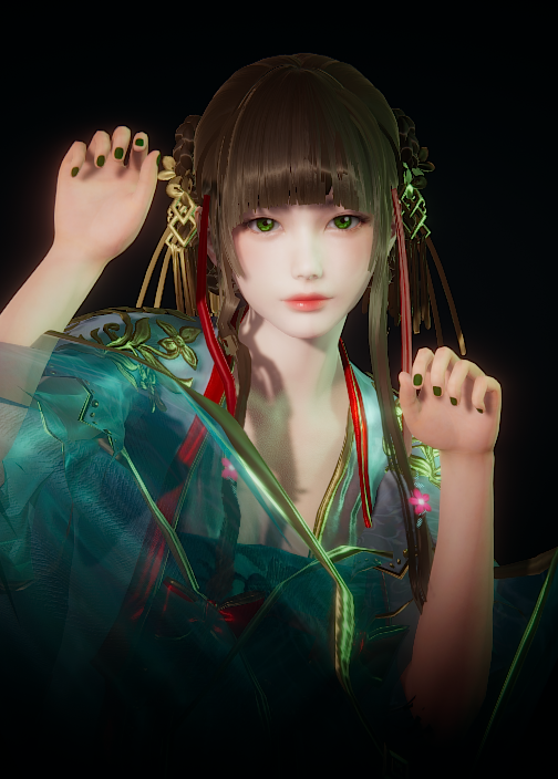 《AI少女》可愛綠衣古風美少女MOD