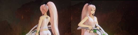 《破曉傳說(shuō)》希儂性感純白背心熱褲裝MOD