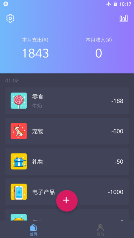 撲溜記賬