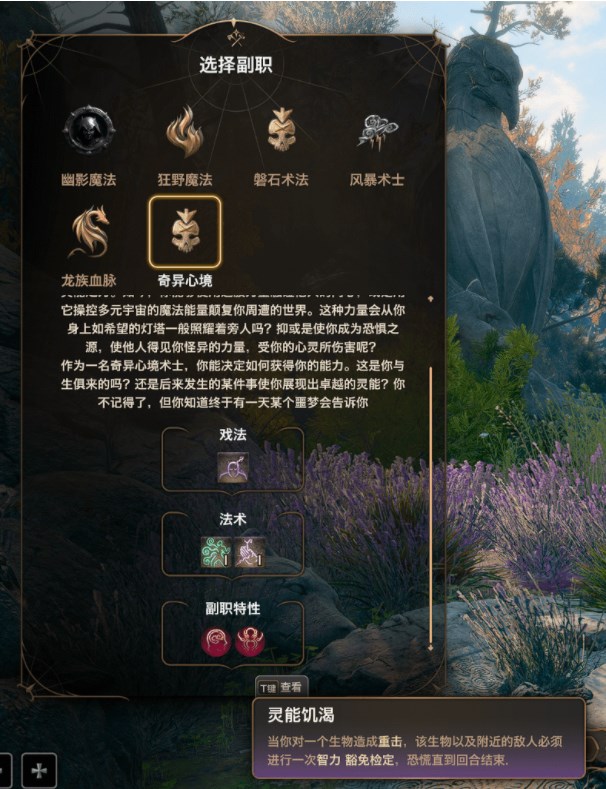 《博德之門3》術士子職：奇異心境MOD