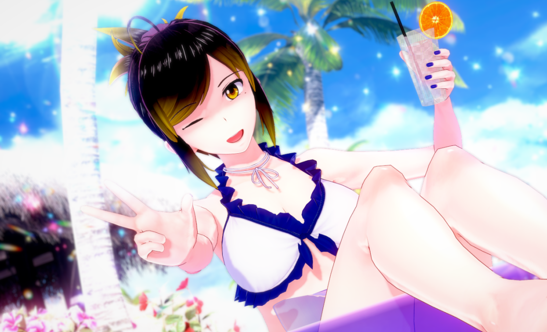 《戀活Sunshine》夏日冰爽泳裝學姐MOD