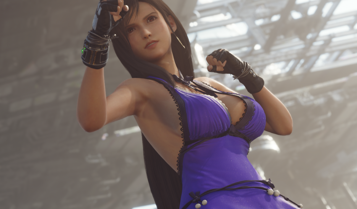 《最終幻想7：重制版》蒂法知性豐腴身材物理抖動v1.71MOD