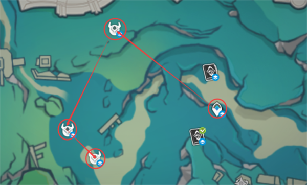 《原神》原海異種刷取路線圖