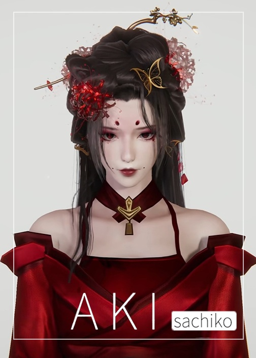 《AI少女》紅裙金釵藝伎MOD