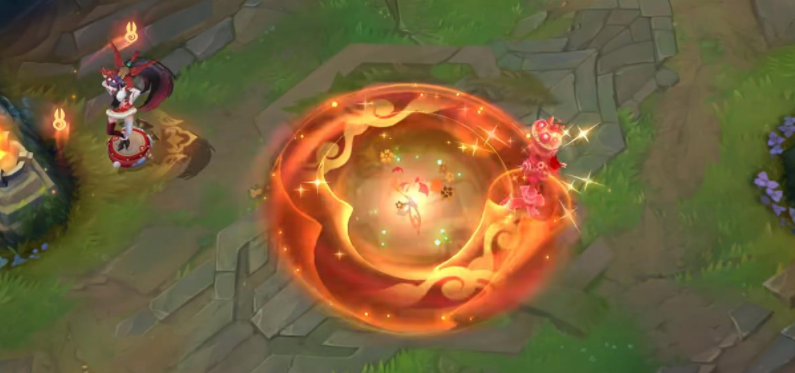 《英雄聯(lián)盟手游》新春薩勒芬妮皮膚一覽