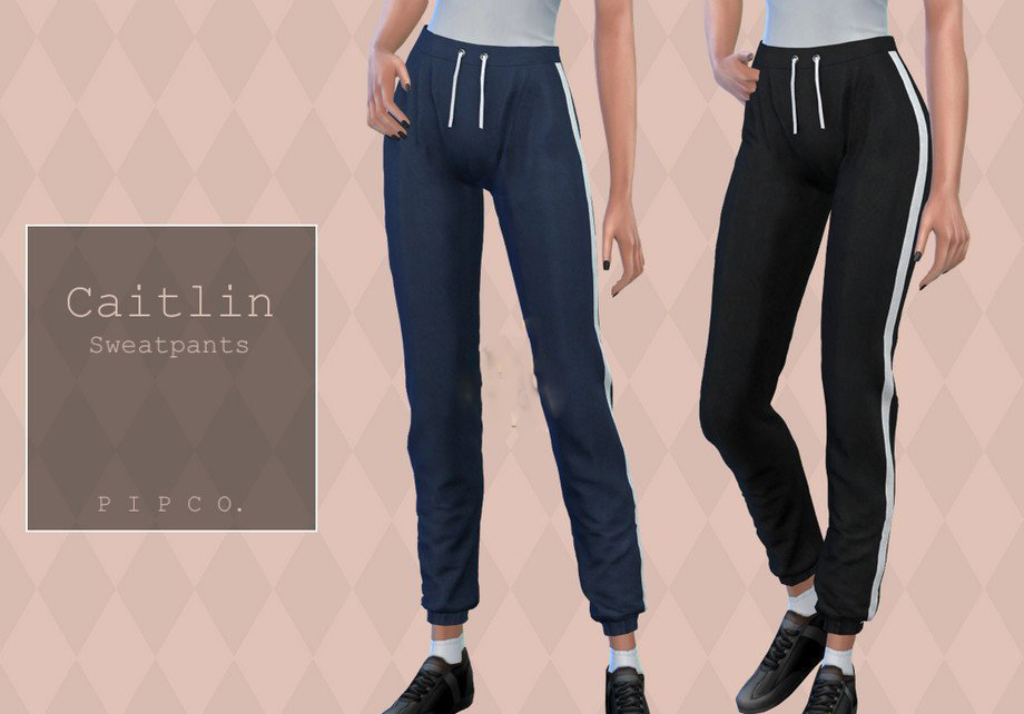 《模擬人生4》經典的條紋運動褲MOD