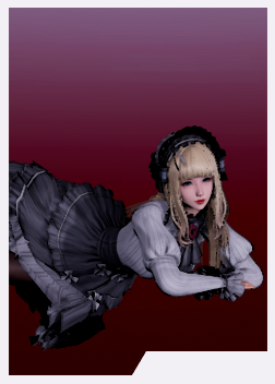 《AI少女》金色長發(fā)灰衣黑裙哥特風(fēng)小姐姐MOD