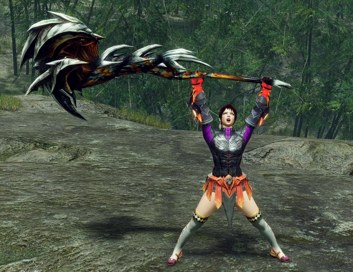 《怪物獵人：崛起》帥氣的怨虎龍大錘MOD