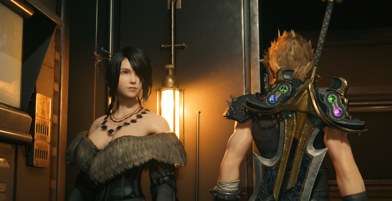 《最終幻想7：重制版》蒂法清純素顏換裝最終幻想10露露MOD