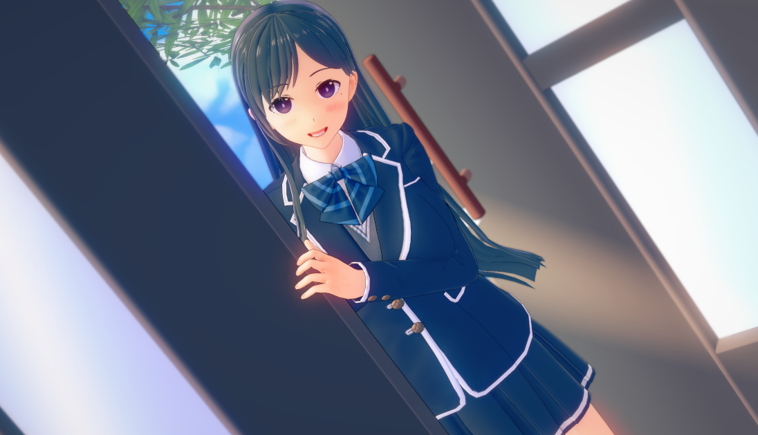 《戀活Sunshine》清純黑長直學院美少女MOD