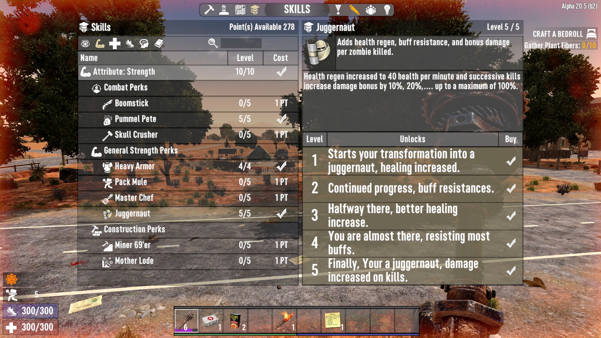 《七日殺》力量技能調整MOD