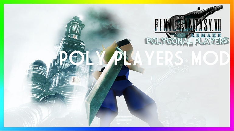 《最終幻想7：重制版》角色變成FF7原版形象MOD