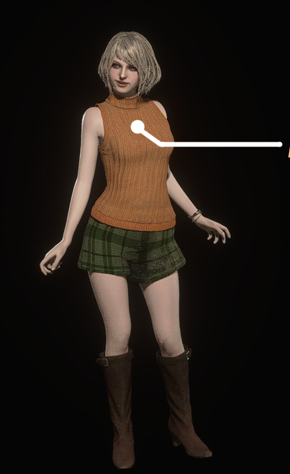 《生化危機4：重制版》阿什莉服裝無上衣MOD[正式版]