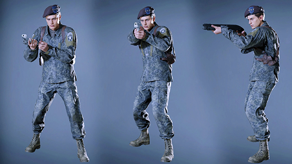 《生化危機2：重制版》里昂使命召喚士兵作戰服MOD