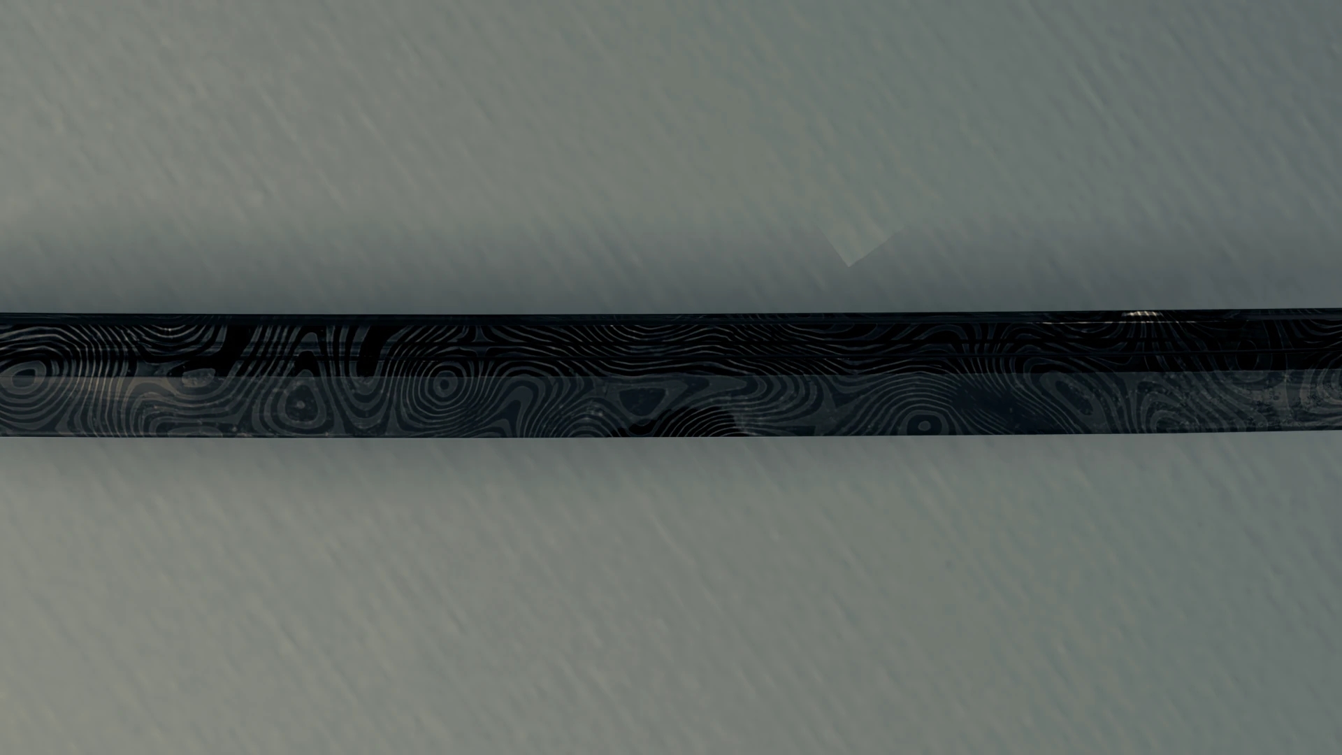 《星空》4K黑色大馬士革武士刀MOD