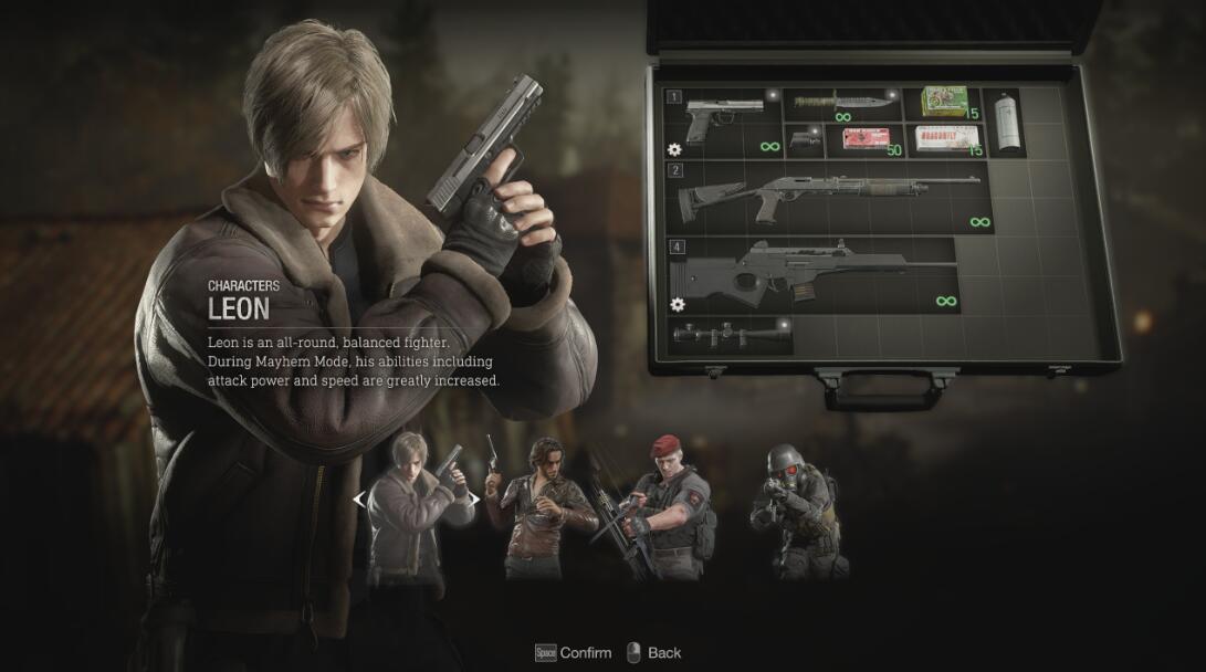 《生化危機(jī)4：重制版》傭兵模式全武器無(wú)限彈藥MOD[正式版]