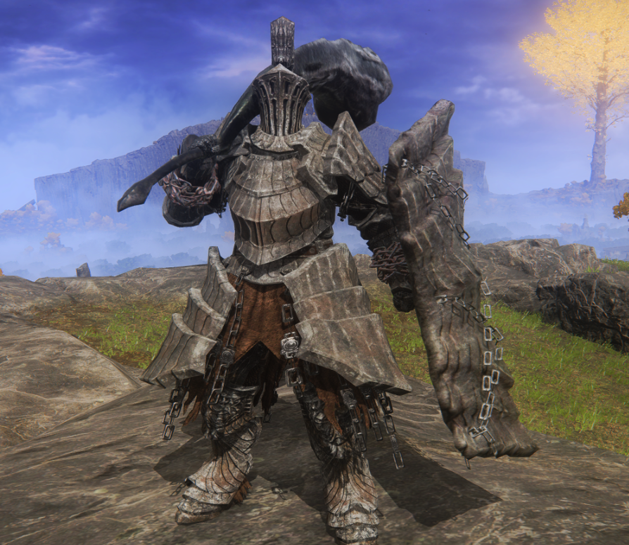 《艾爾登法環》黑暗之魂哈維爾錘盾武器MOD