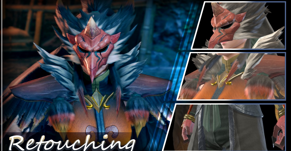 《怪物獵人：崛起》MadyHeim的天狗獸Z套裝外觀MOD