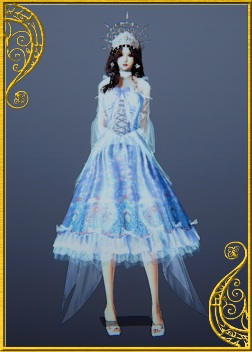 《AI少女》冰雪長發(fā)公主MOD