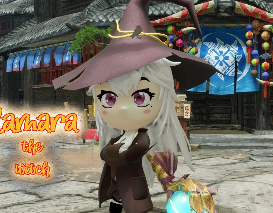 《怪物獵人崛起：曙光》可愛魔女拉瑪拉替換隨從貓MOD