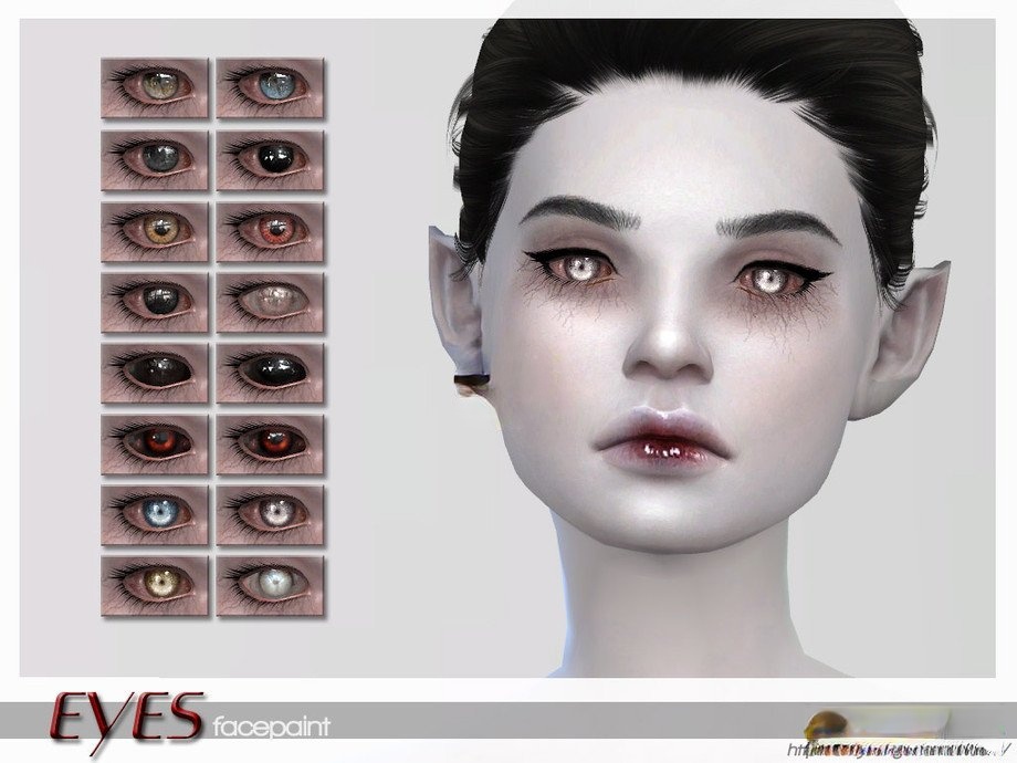 《模擬人生4》邪魅眼睛MOD