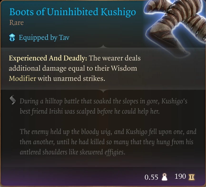 《博德之門3》Kushigo之路MOD