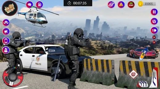 警察犯罪警車追逐