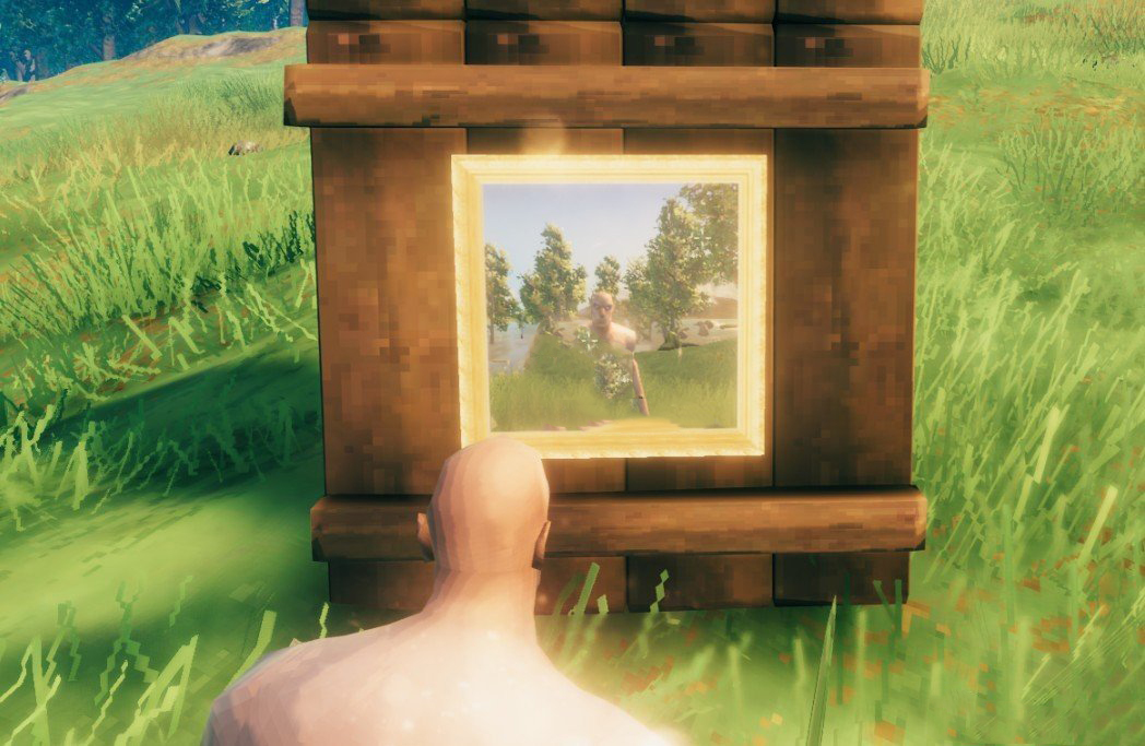 《Valheim：英靈神殿》鏡子家具MOD