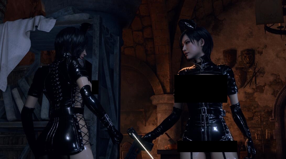 《生化危機4：重制版》艾達暗黑護士油亮皮膚MOD[正式版]
