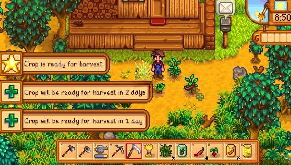 《星露谷物語》顯示作物收貨剩余天數MOD