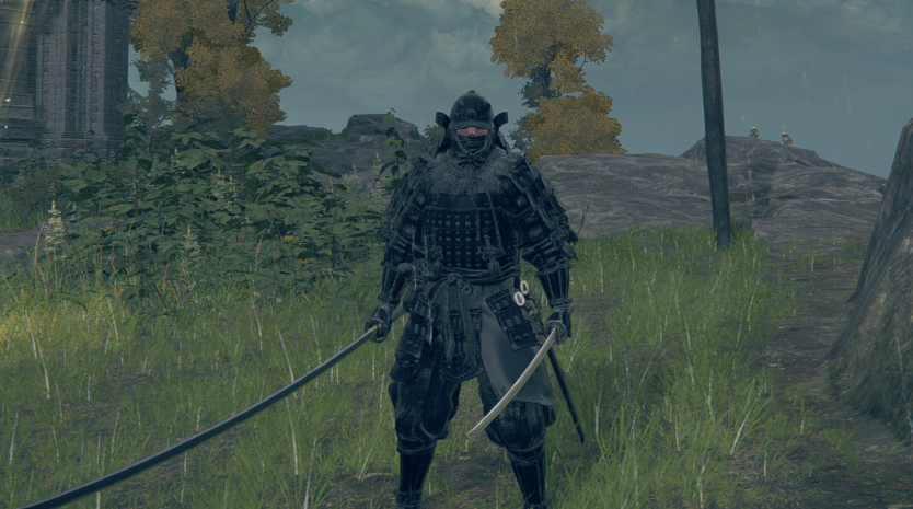 《艾爾登法環》黑色武士鎧甲MOD