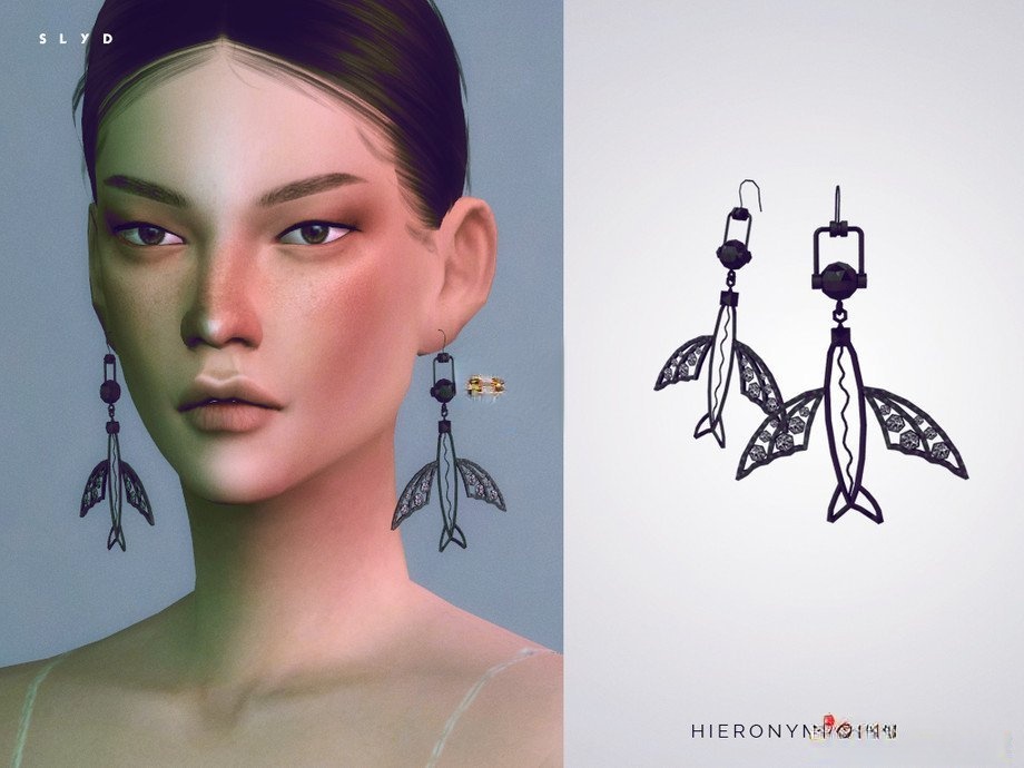 《模擬人生4》可愛飛魚耳環(huán)MOD