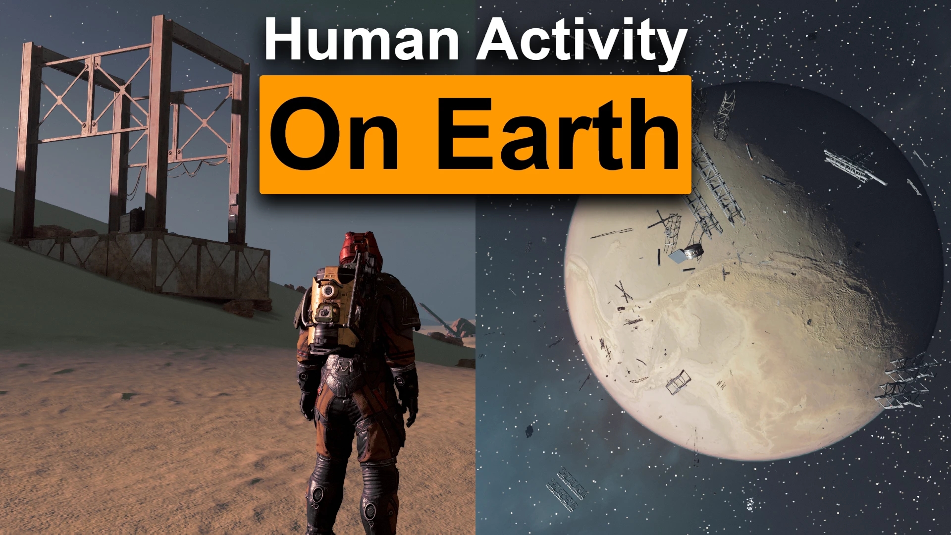 《星空》地球上的人類活動-人造興趣點MOD