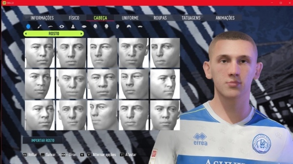 《FIFA 22》吉米·鄧恩臉型補(bǔ)丁