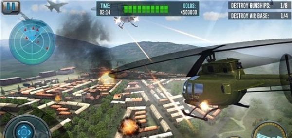 武裝直升機空中支援3D